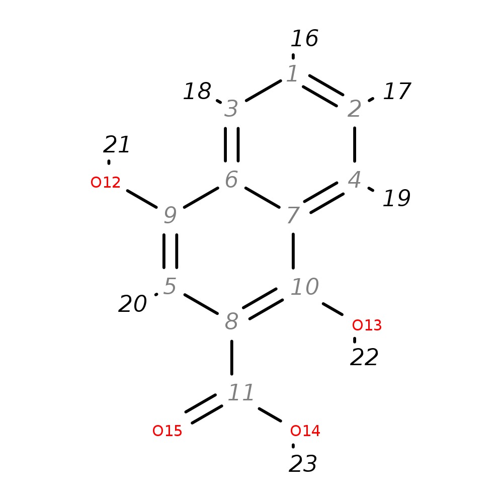 Image for 1,4-Dihydroxy-2-Naphthanoic Acid