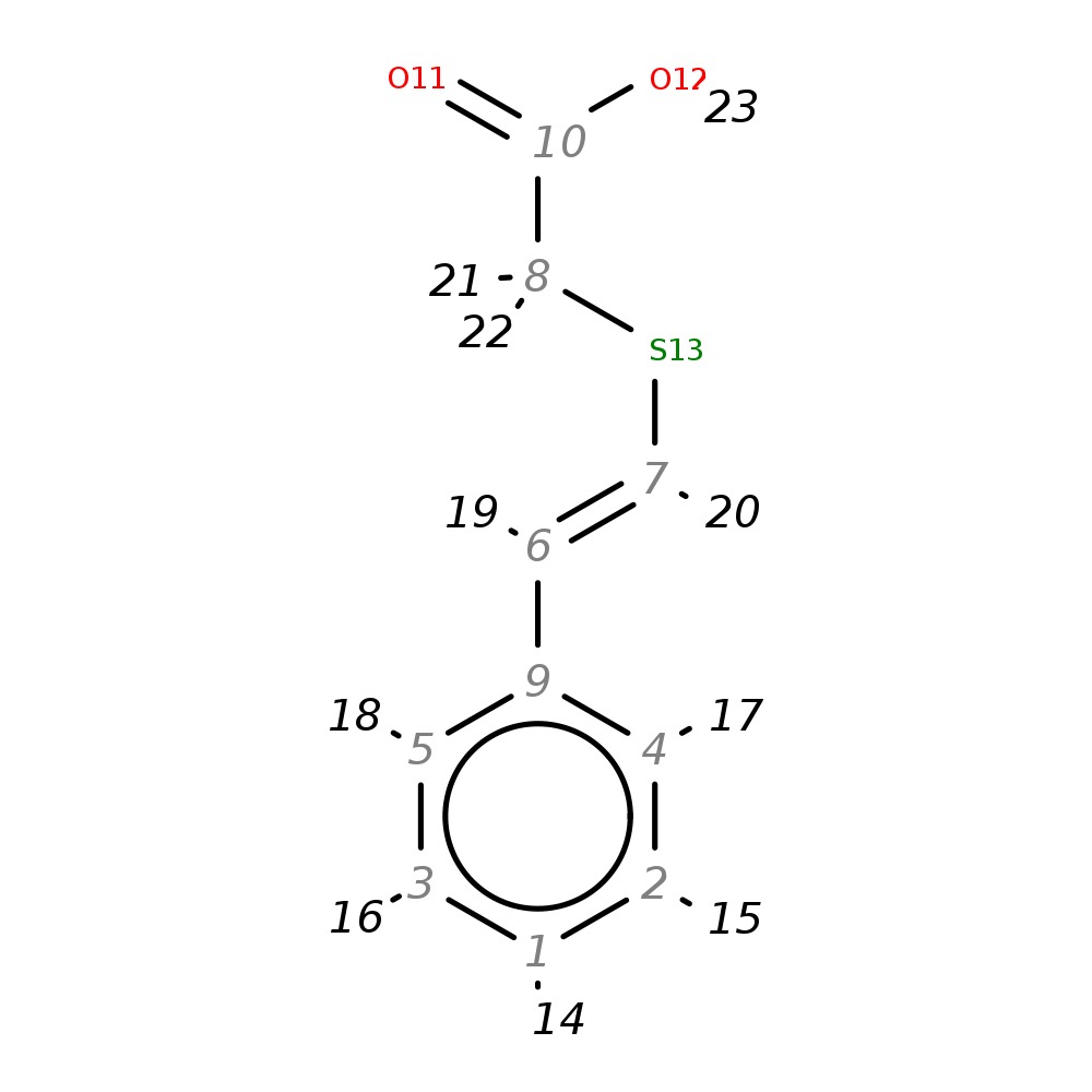 Image for 2-(Styrylthio)Acetic Acid