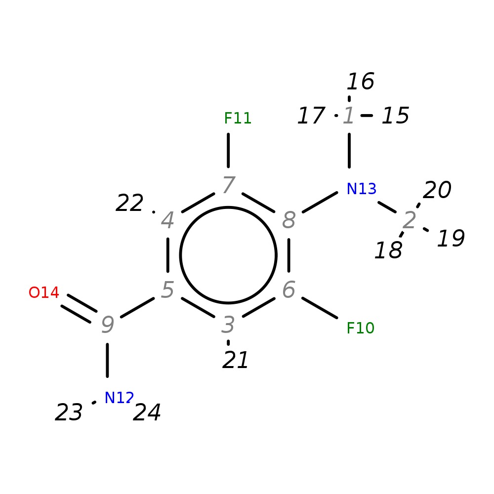 Image for 4-(Dimethylamino)-3,5-Difluorobenzamide