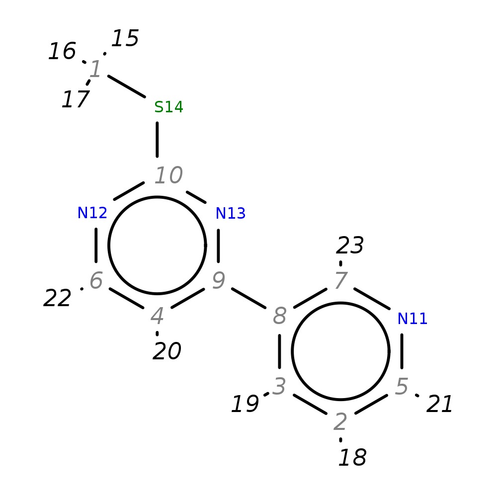 Image for 2-(Methylthio)-4-(3-Pyridyl)Pyrimidine