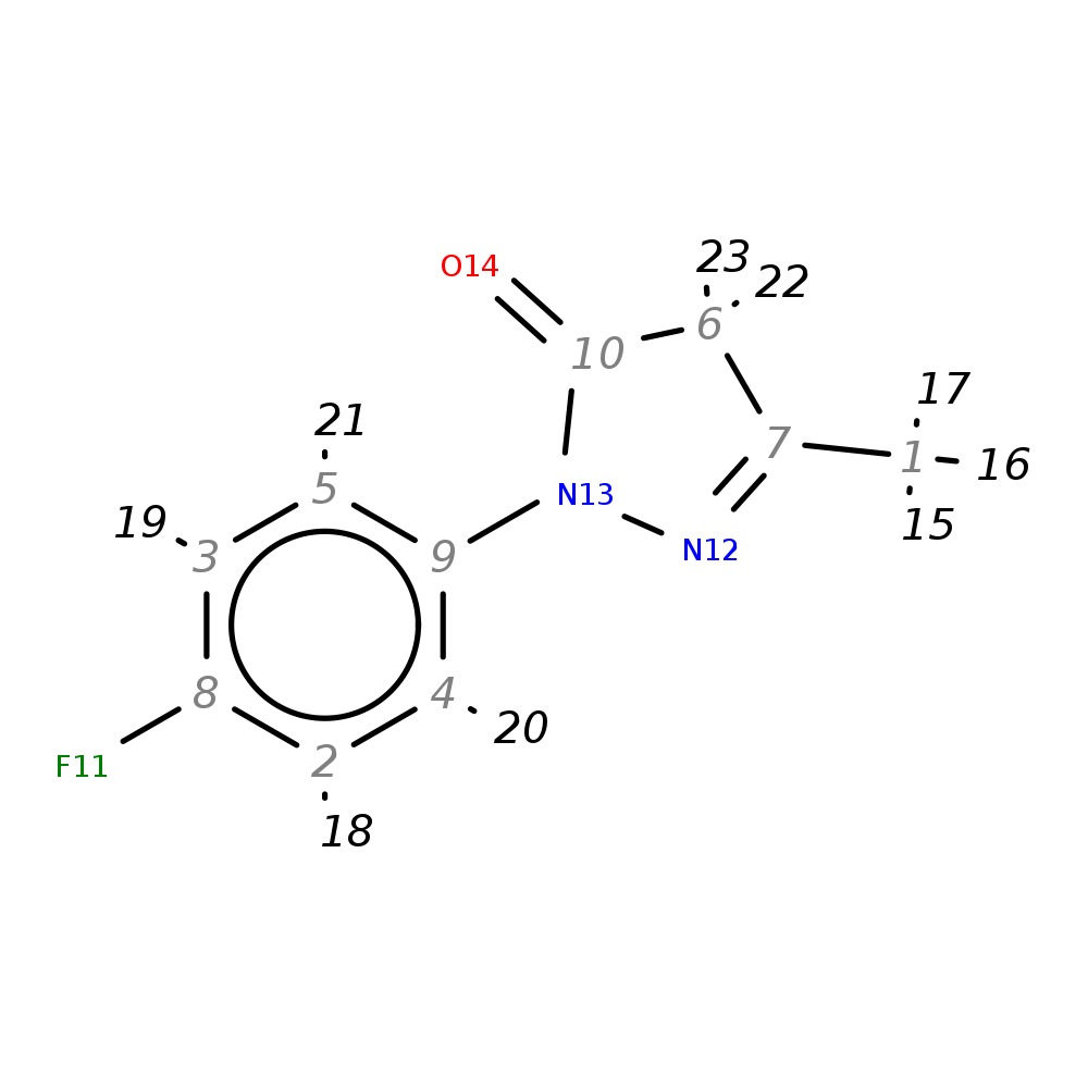 Image for 2-(4-Fluorophenyl)-5-Methyl-2,4-Dihydro-3H-Pyrazol-3-One