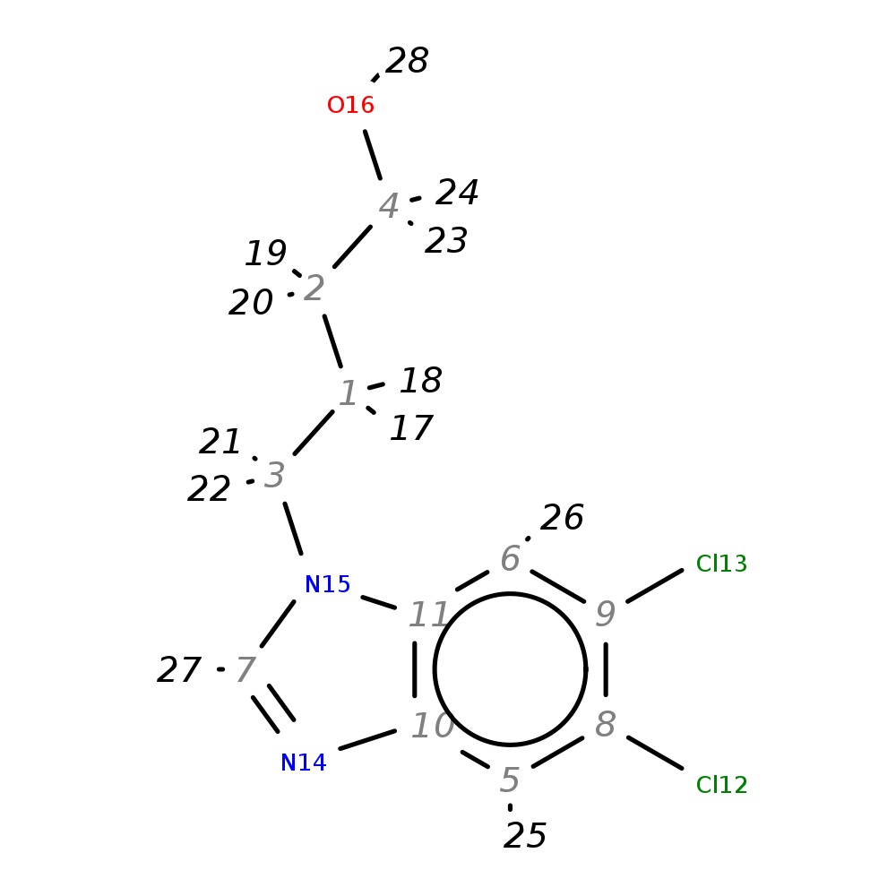 Image for 4-(5,6-Dichloro-1H-Benzimidazol-1-Yl)Butan-1-Ol