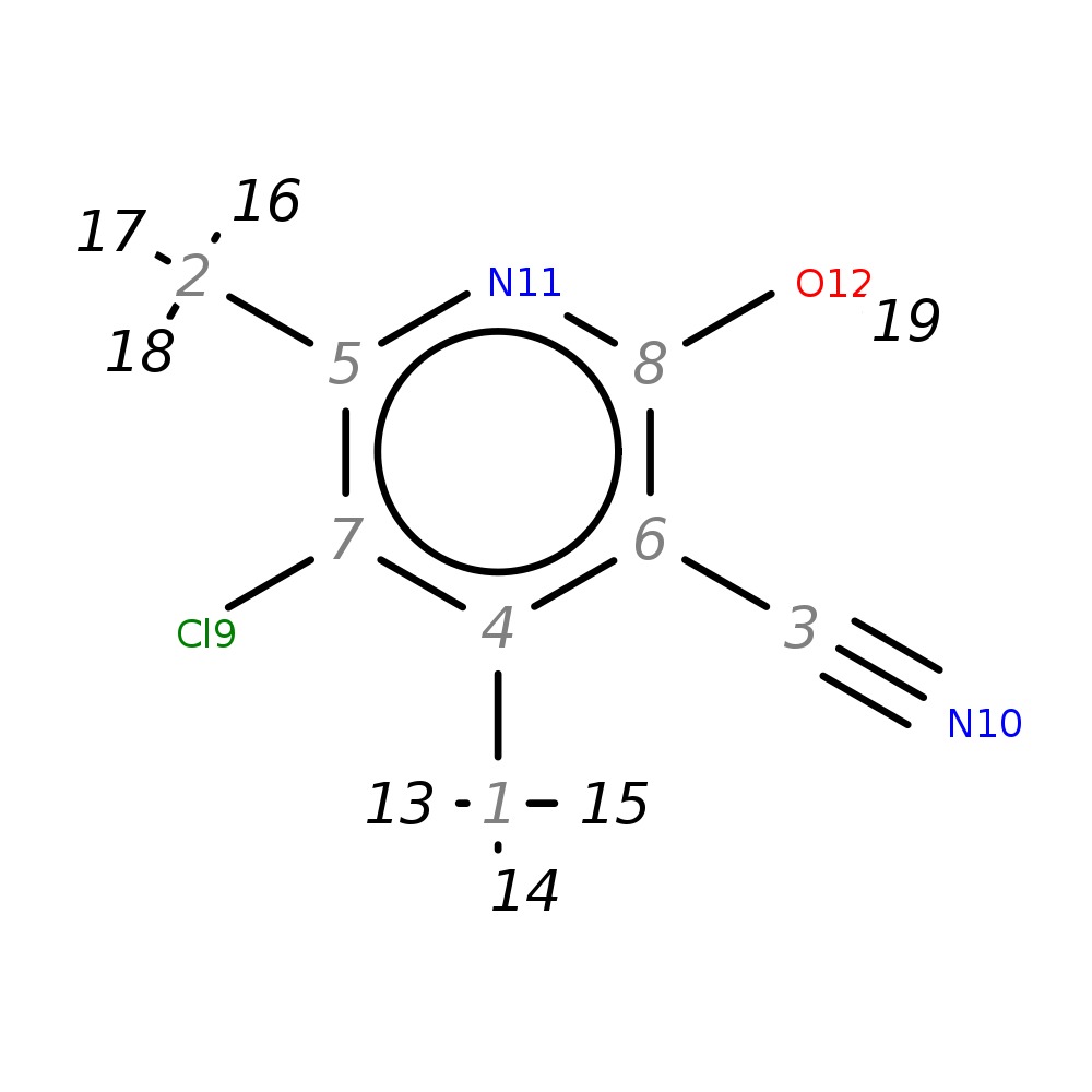 Image for 5-Chloro-2-Hydroxy-4,6-Dimethylnicotinonitrile