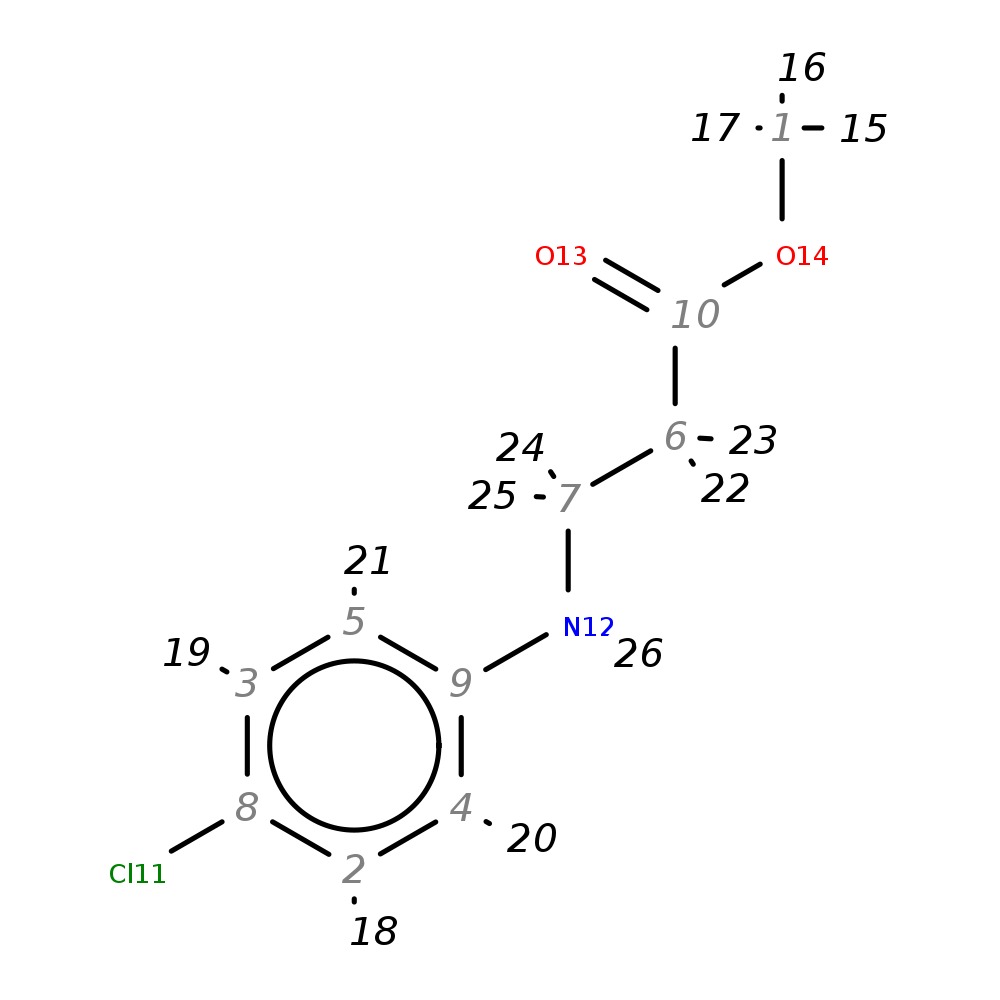 Image for Methyl 3-(4-Chloroanilino)Propanoate