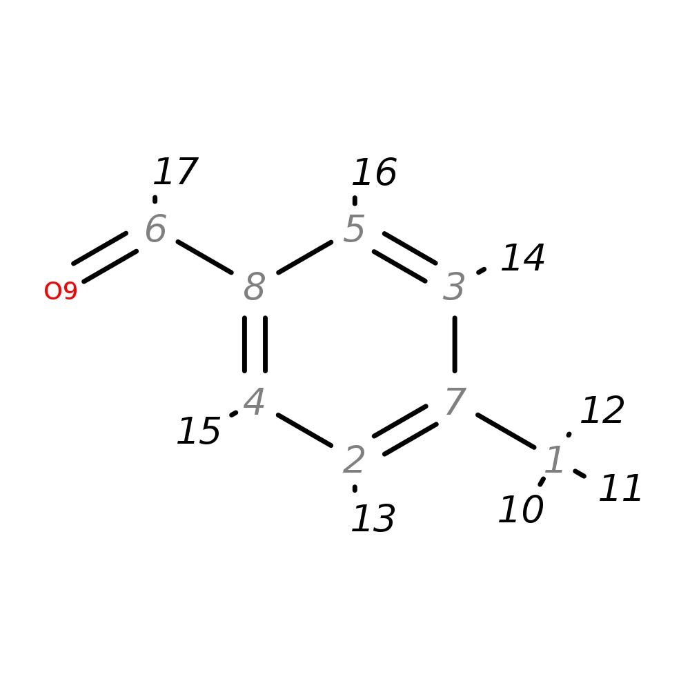 Image for Para Tolualdehyde; Ei-B; Ms