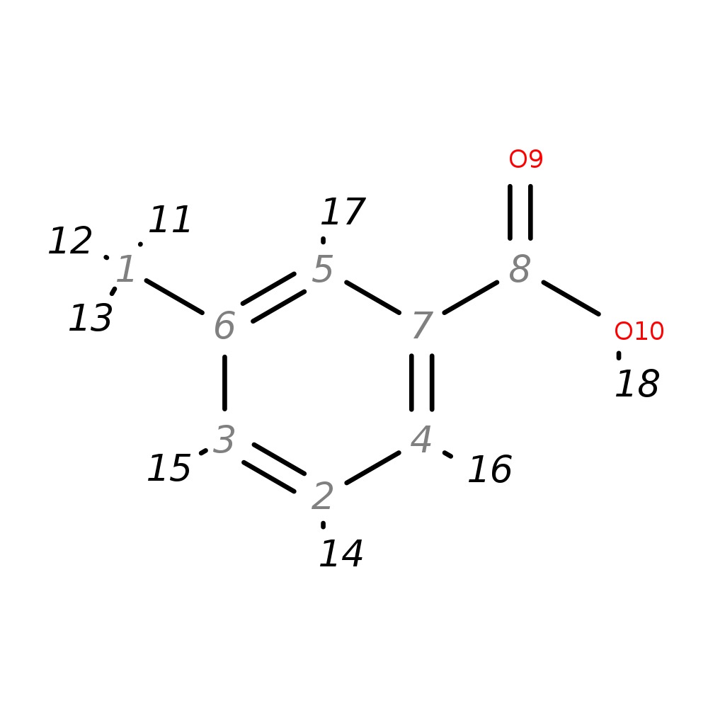 Image for Meta Toluic Acid; Ei-B; Ms