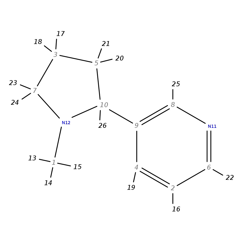 Image for 3-(1-Methyl-2-Pyrrolidinyl)Pyridine; Ci-B; Ms