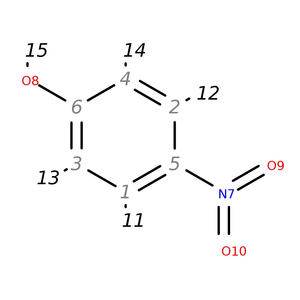 Image for P-Hydroxy Nitrobenzen; Ei-B; Ms