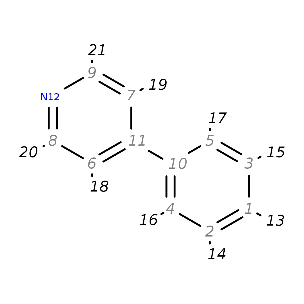 Image for 4-Phenylpyridine; Ei-B; Ms