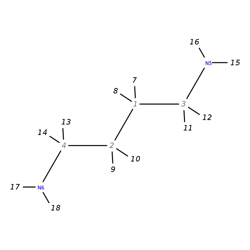 Image for Tetramethylenediamine; Ei-B; Ms