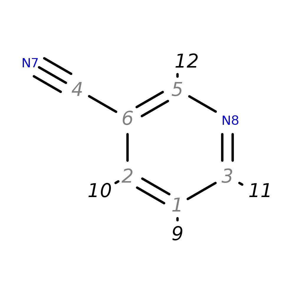 Image for 3-Cyanopyridine; Ei-B; Ms