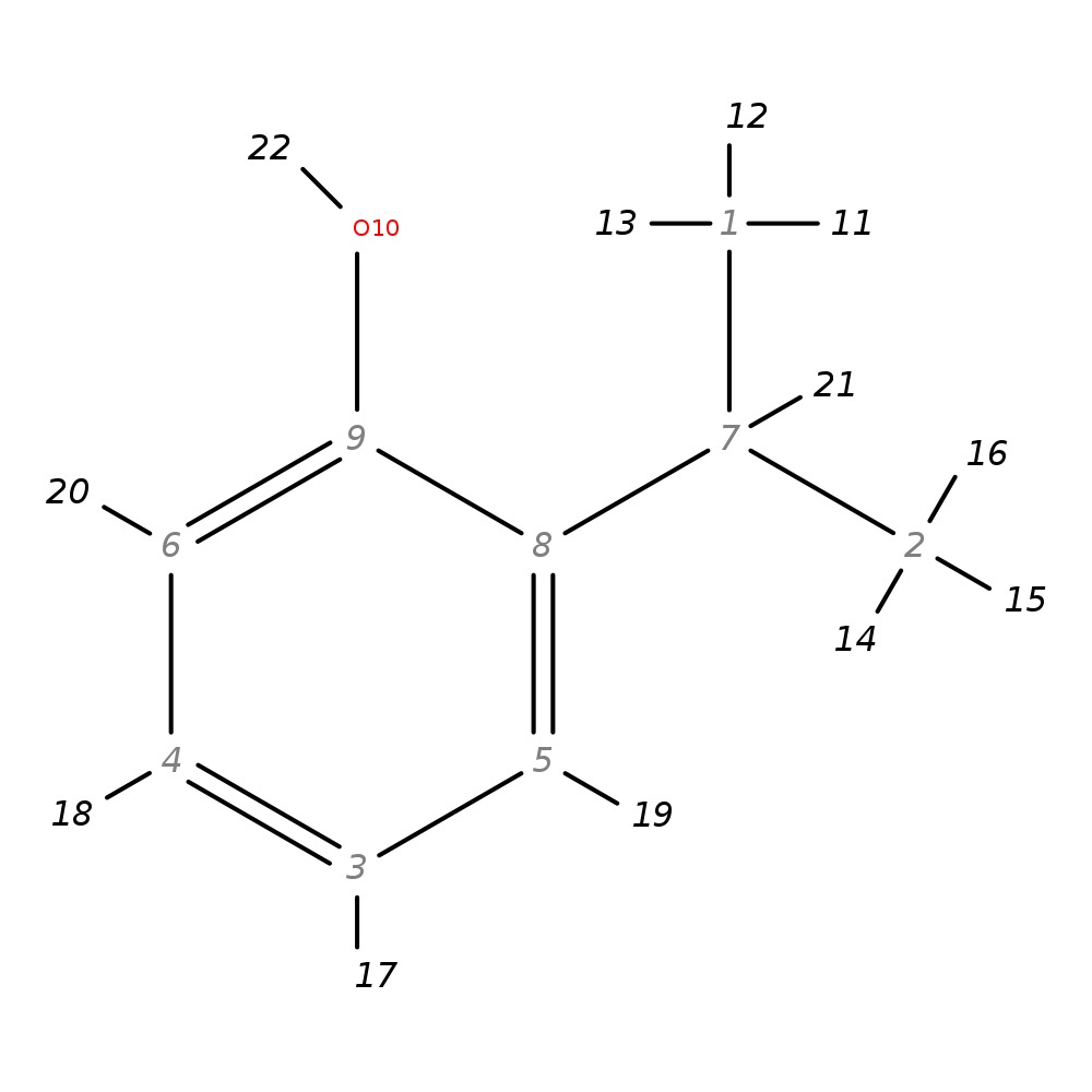 Image for Ortho-Isopropylphenol; Ei-B; Ms