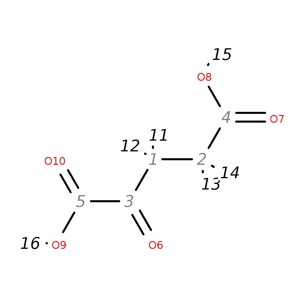 Image for 2-Oxoglutaric Acid; Gc-Ei-Tof; Ms; 2 Tms; Bp:147