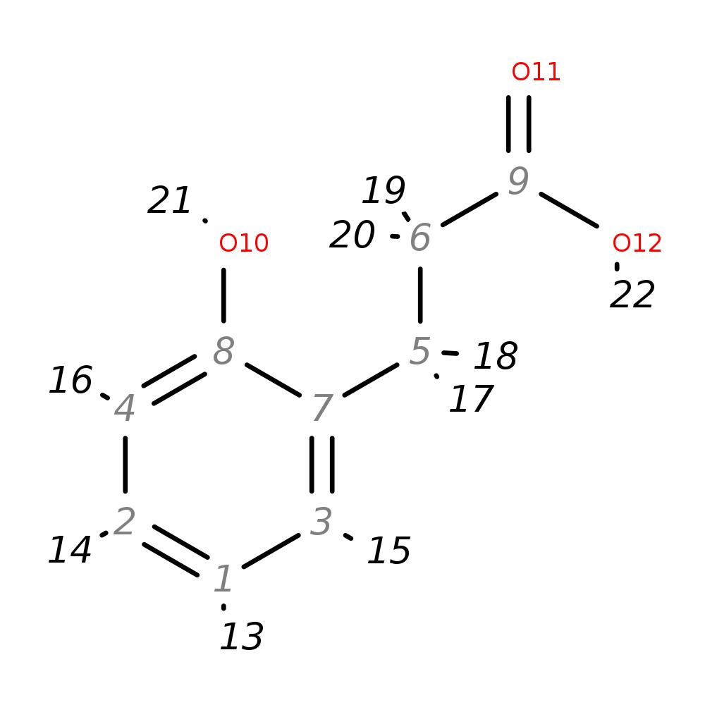 Image for 3-(2-Hydroxyphenyl)Propionic Acid; Lc-Esi-Qq; Ms2; Ce:20 V; [M-H]-