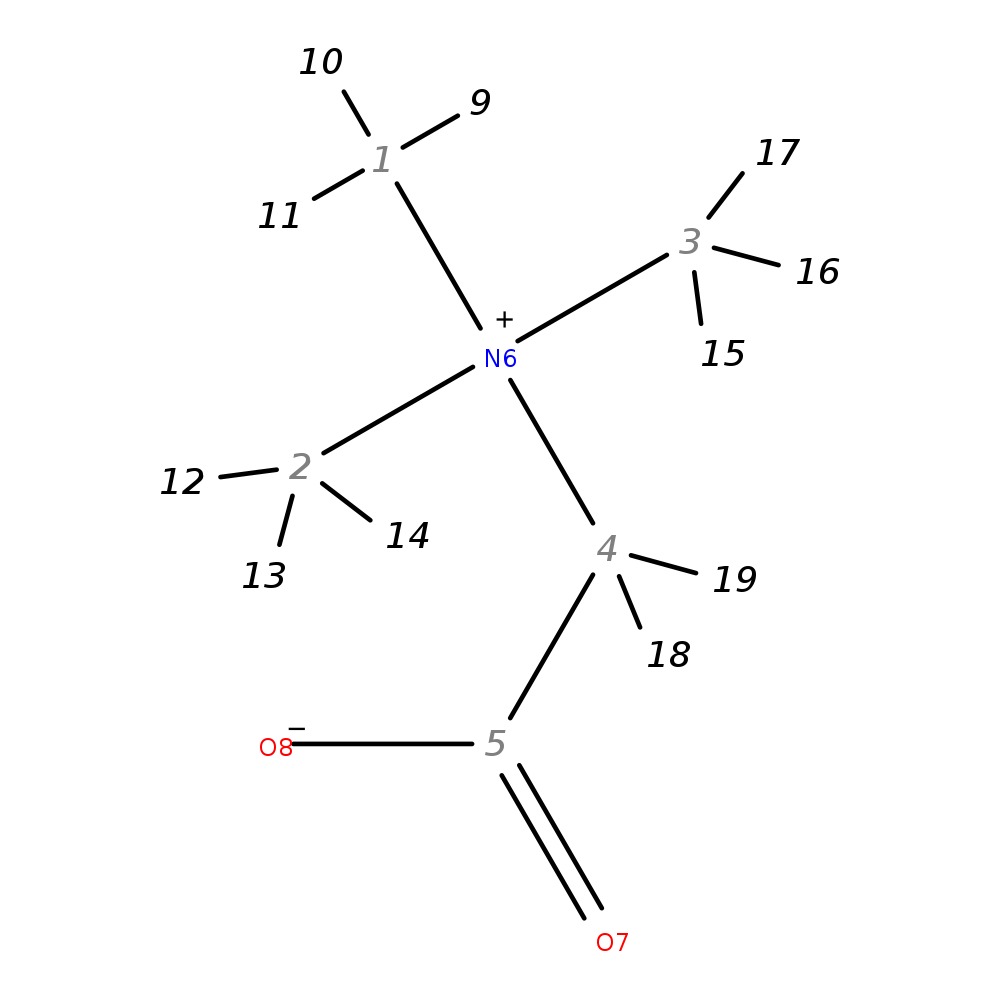 Image for Betaine; Lc-Esi-Qq; Ms2; Ce:50 V; [M+H]+