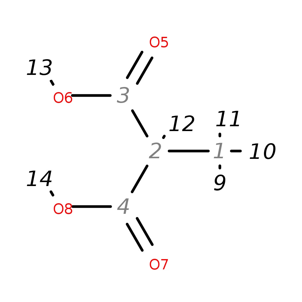 Image for Methylmalonic Acid; Lc-Esi-Qq; Ms2; Ce:10 V; [M-H]-