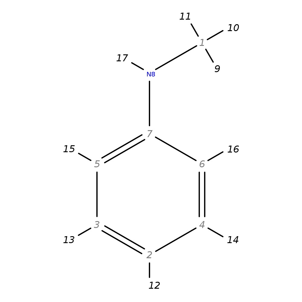 Image for N-Methylaniline; Lc-Esi-Qq; Ms2; Ce:40 V; [M+H]+