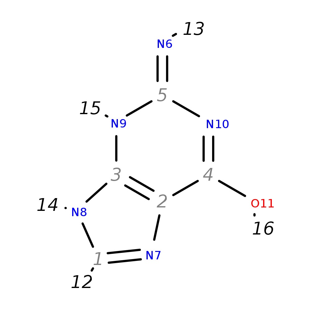 Image for Guanine; Lc-Esi-Itft; Ms2; M/Z:136.06; Pos