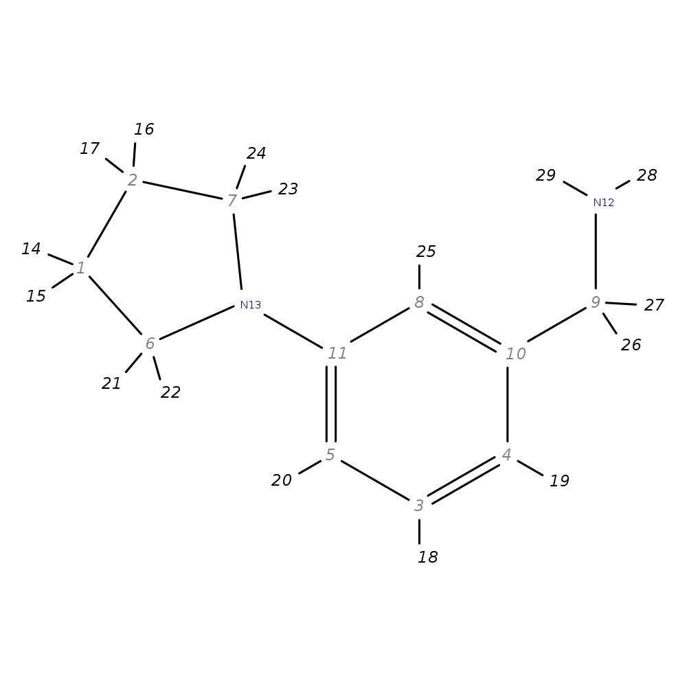 Image for 1-(3-Pyrrolidin-1-Ylphenyl)Methanamine