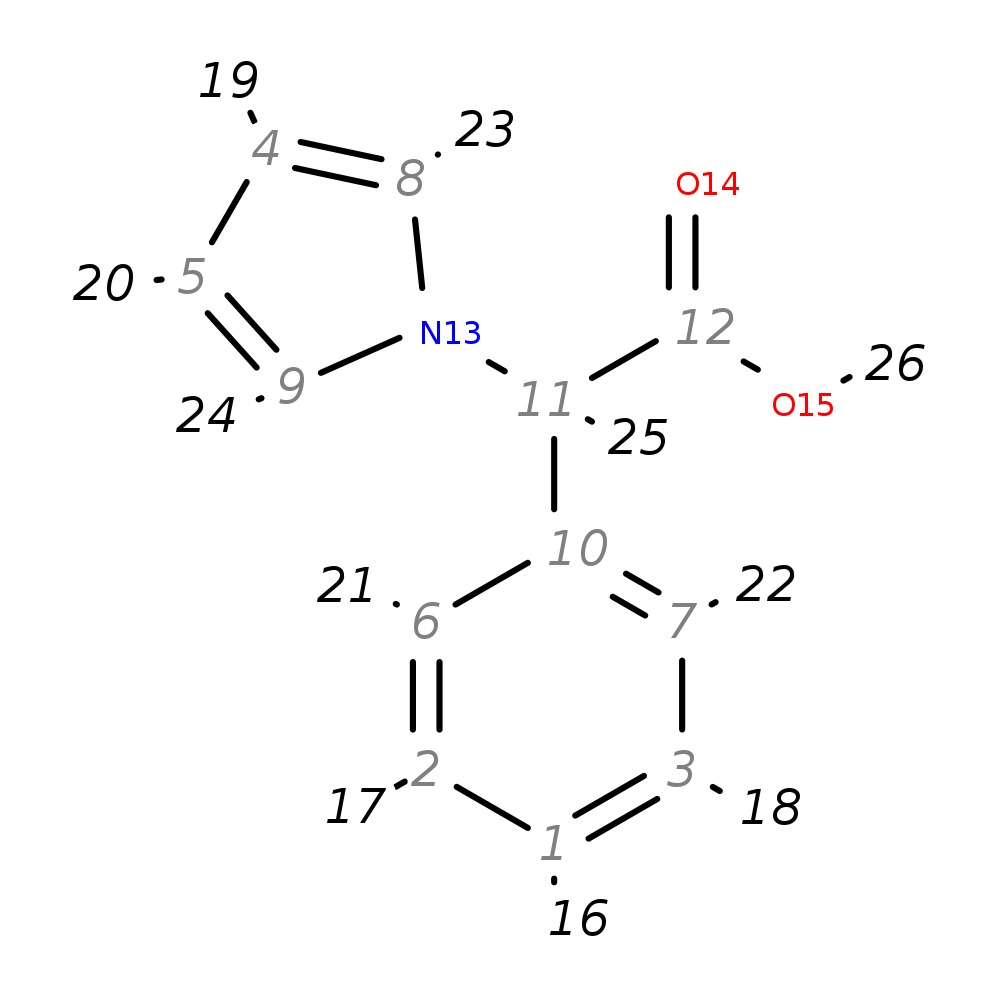 Image for (2S)-2-Phenyl-2-Pyrrol-1-Yl-Ethanoic Acid