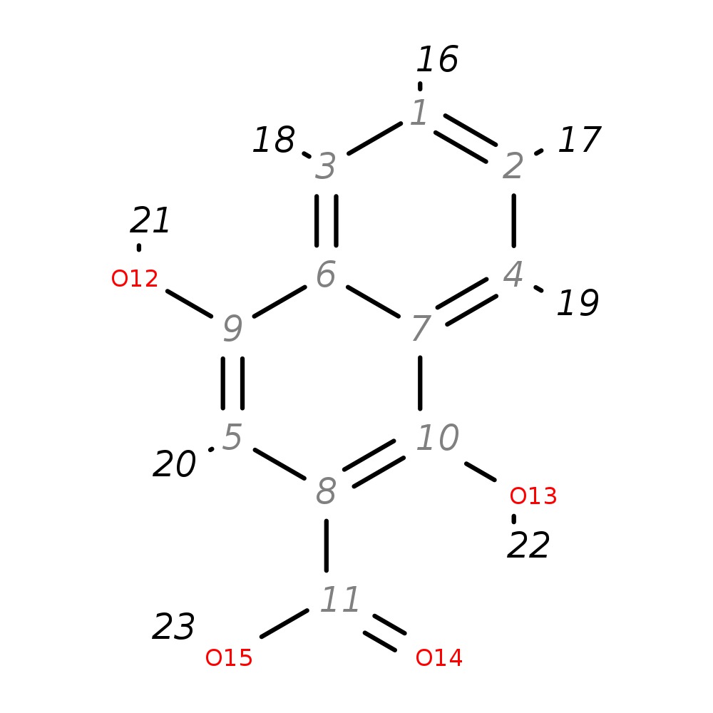 Image for 1,4-Dihydroxy-2-Naphthoic Acid